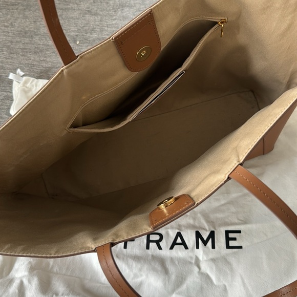 Frame Le Signature Tote (camel) used - excellent condition - Picture 3 of 4
